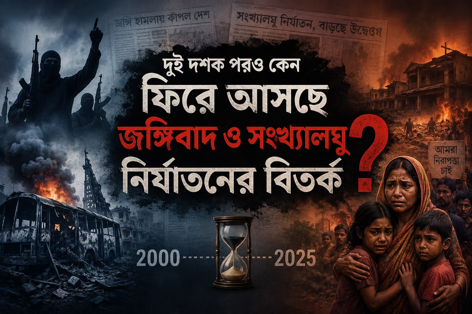 দুই দশক পরও কেন ফিরে আসছে জঙ্গিবাদ ও সংখ্যালঘু নির্যাতনের বিতর্ক?